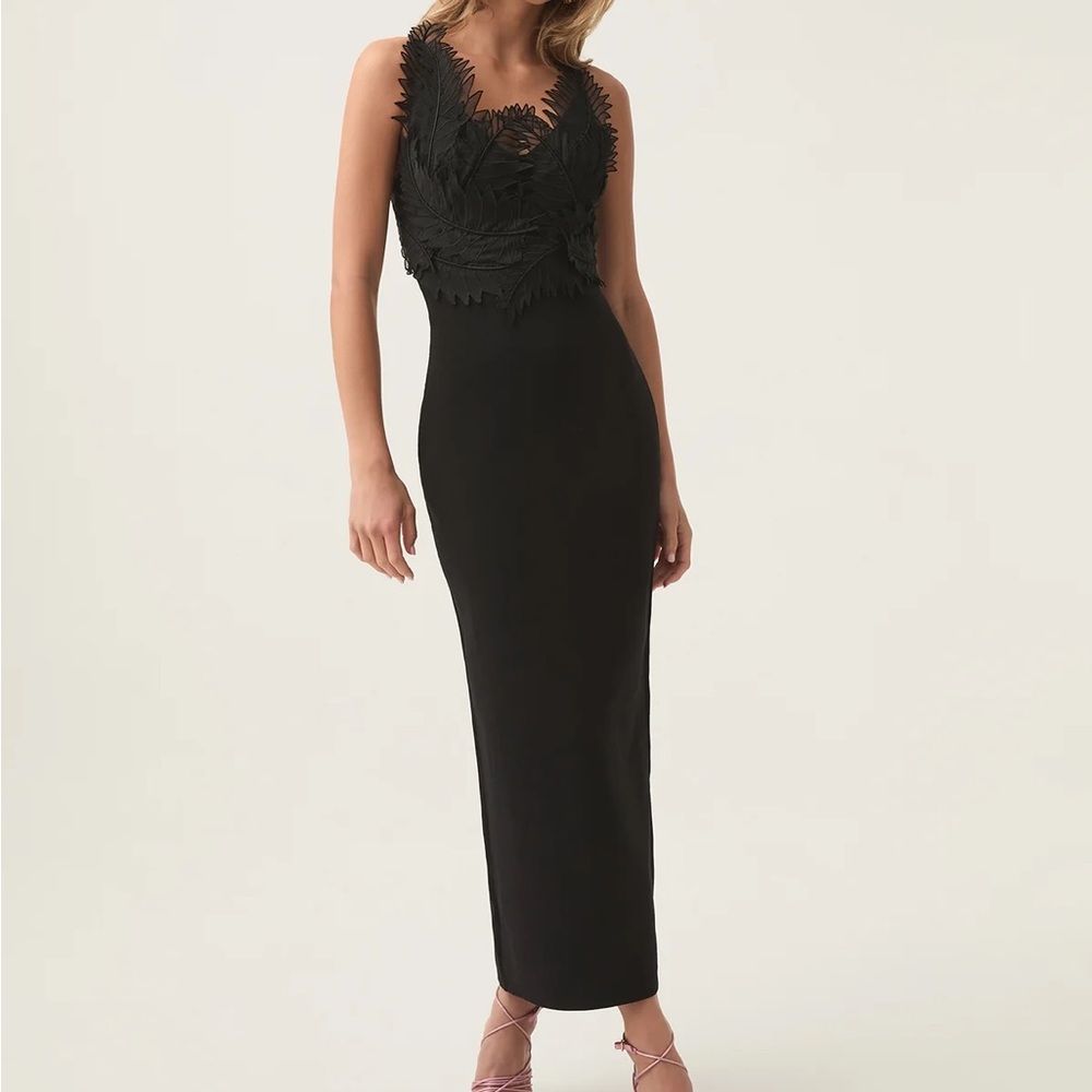 Aje. Daisy Knit Maxi Dress